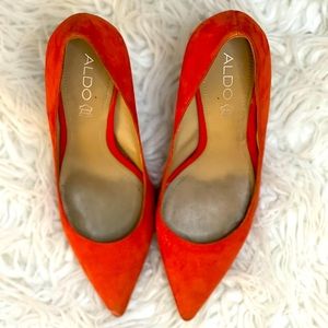 Aldo Orange pumps heels